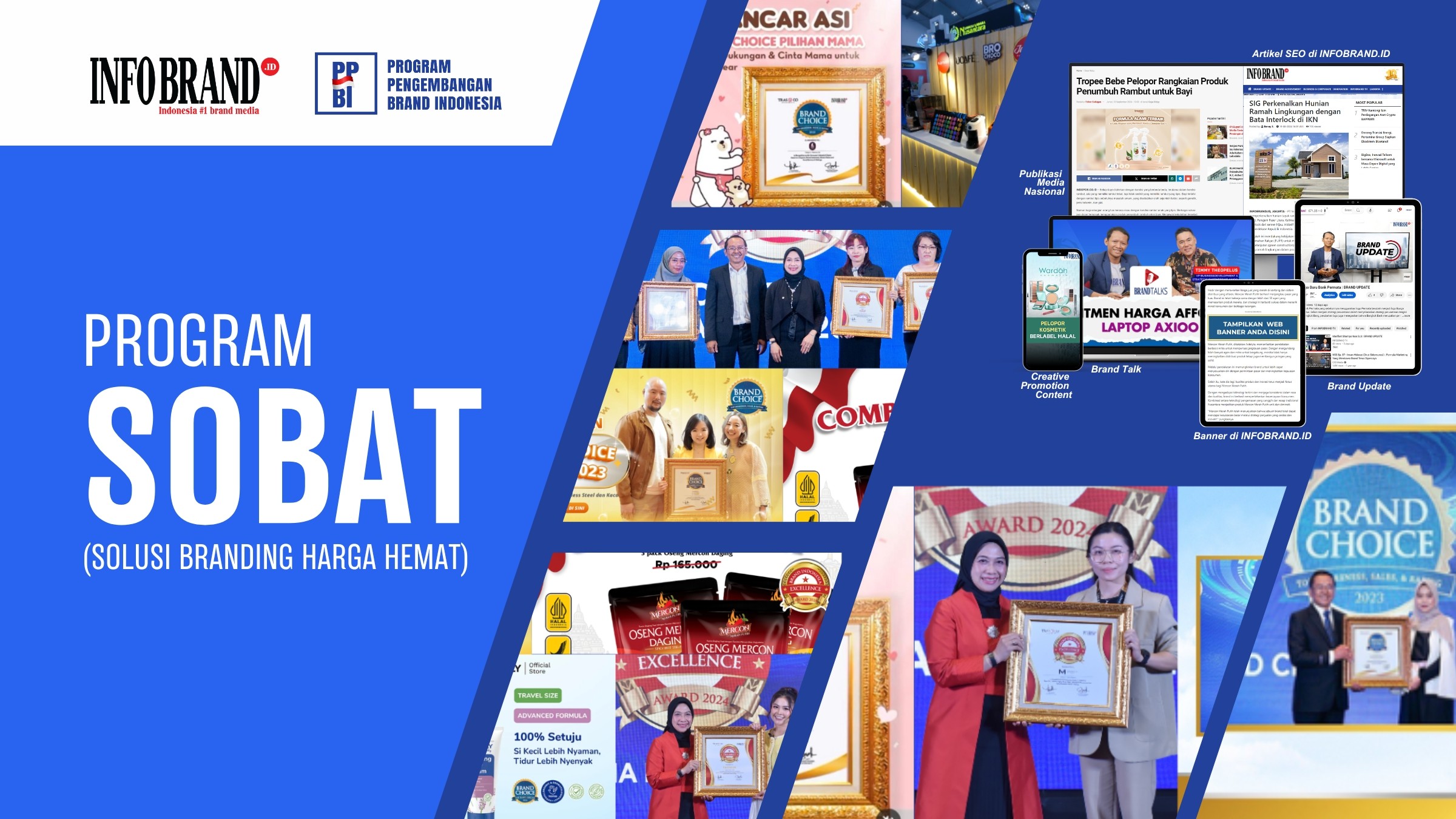 Dukung Percepatan Pertumbuhan Brand Lokal, INFOBRAND.ID Luncurkan Program SOBAT